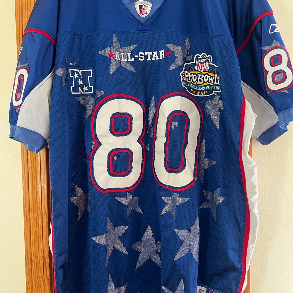 Blue NFL Pro Bowl Jersey Shockey #80